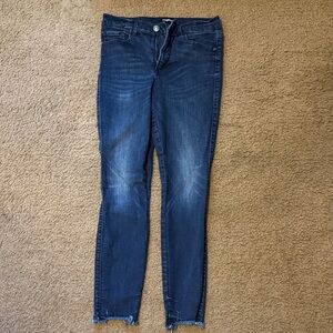 Express Dark Blue Skinny Jeans